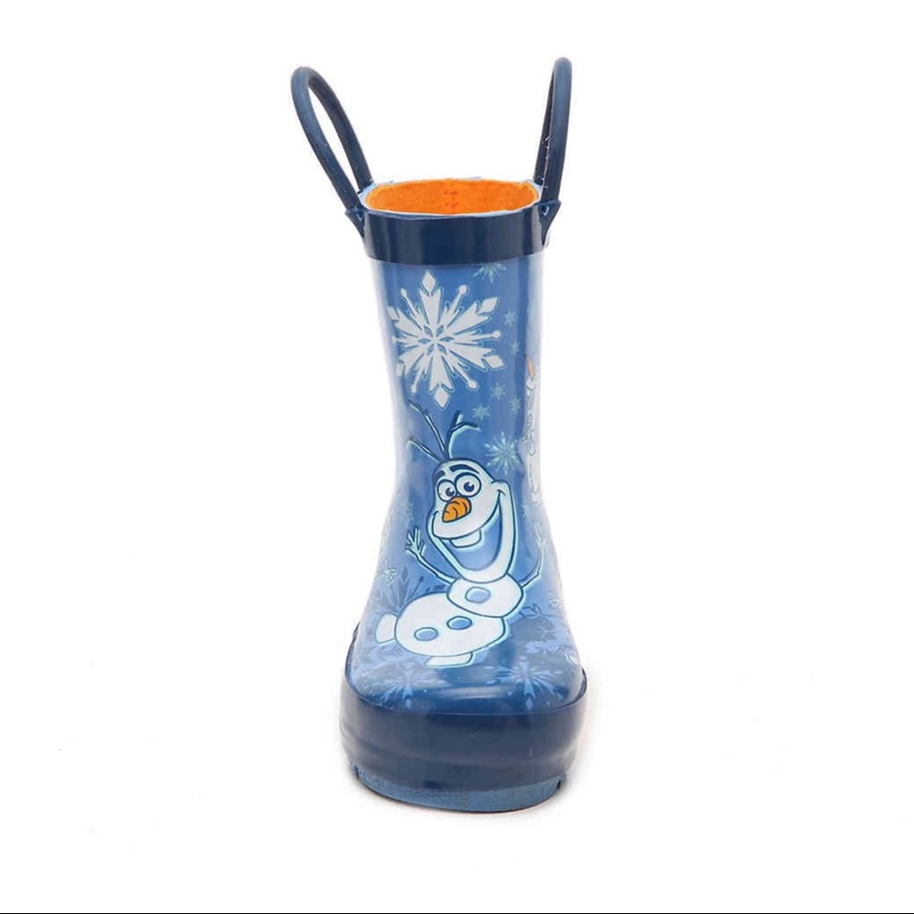 NWT Frozen girl’s rain boots with an Olaf print - Picture 2 of 6